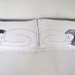 Girl and Boy Pillow Cases double set