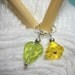 Stitch Markers Flowers Lemon Yellow Set of 5
