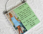 Lovely Story About Me Sassy Saying Sign