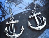 SALE The Sailor's Anchor Dangle Earrings
