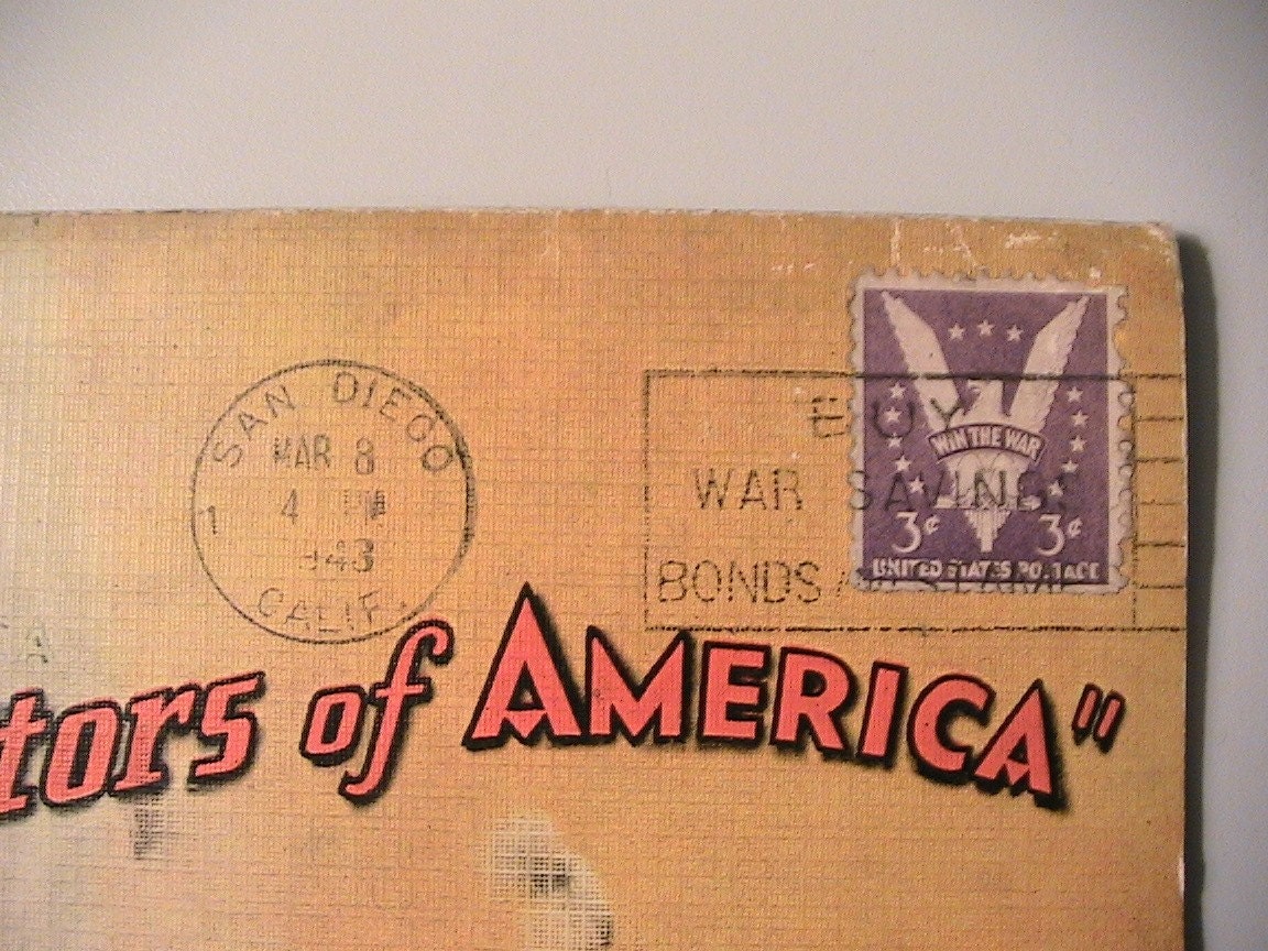 Protectors of America Accordian Postcard