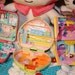SALE Huge lot of Vintage Polly Pockets Vintage 80s toys 5 total Christmas gift