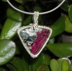 Eudialyte Sterling Silver Pendant