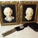 French Country, Paris Apt. Hollywood Regency, Vintage Pair of Male/Female 3 dimensional wall hangings