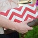 Foldover Clutch, Bag, Chevron, Purse, zig zag, coral