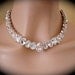 Oval Bridal Necklace, chunky bridal necklace, rhinestone wedding necklace, crystal bridal necklace, crystal bridal choker