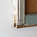 Vintage repurposed window chalkboard and cork board