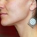 OBERON Felted Disk Cat Hair Earrings