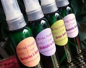 Body Hair 4 Bottles YOU CHOOSE the Scent Moisturizing Mist. Spray. Vegan. Custom made. Paraben and alcohol free. More than 250 fragrances.