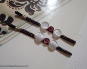 Beaded bobby pins - Purple passion TREASURY ITEM