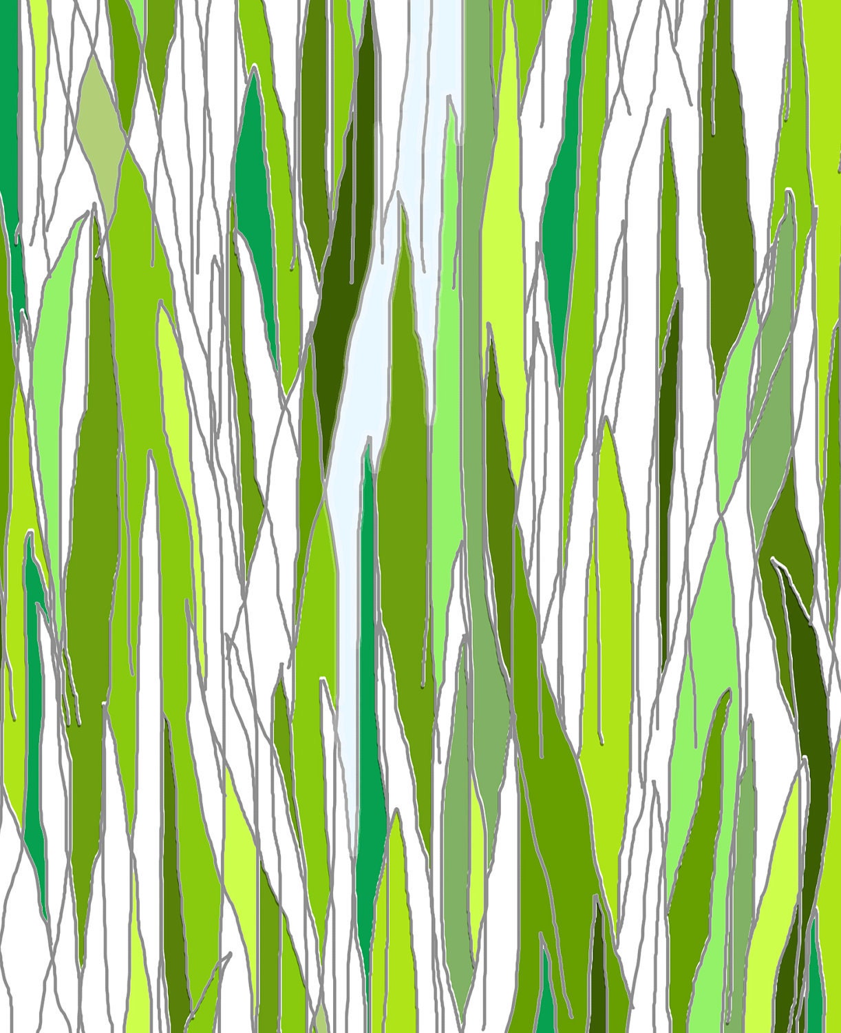 The Grass Is Greener Where You Water It - Large Print