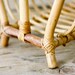 RESERVED - Vintage Rattan Magazine Rack