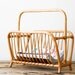 RESERVED - Vintage Rattan Magazine Rack