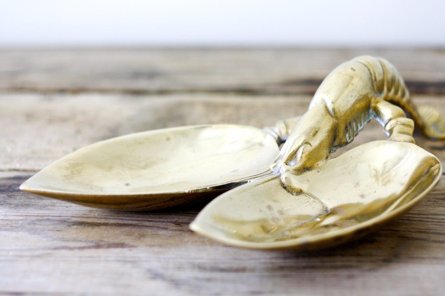 Brass Lobster Valet Tray