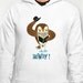 The Howdy Owl - illustrated Hoodie / Hoody / Unisex Pullover (White / Heather Grey) - iOTA iLLUSTRATION