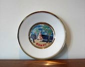 SALE - Vintage Cloisonne 'Hawaii' Souvenir Wall Plate
