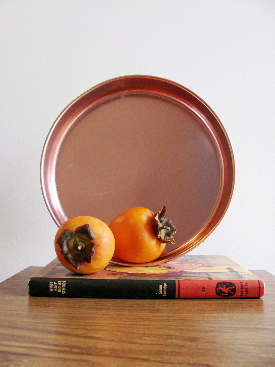 Vintage 1960s Pink Anodised / Anodized Cake Tin