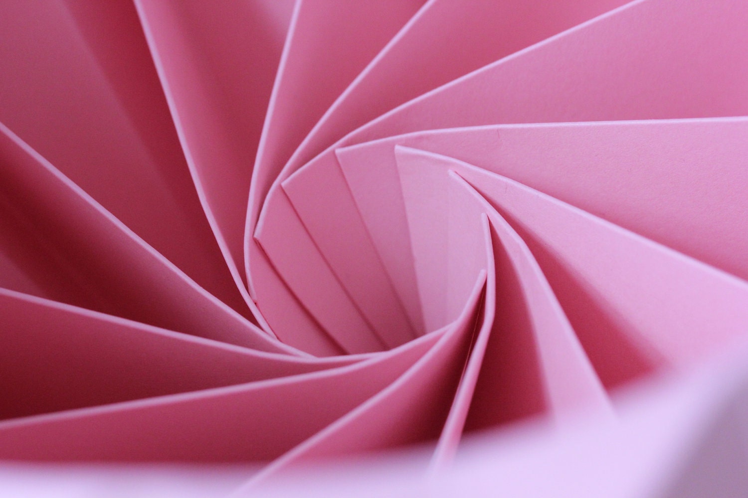 Chestnut paper origami lampshade pink