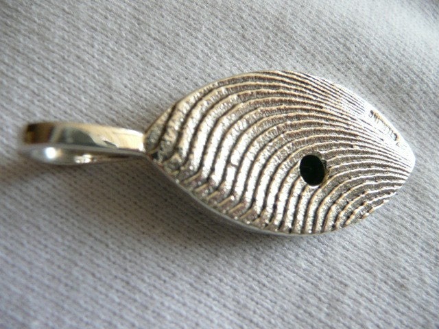 Sterling Silver Necklace Chrome Diopside Cuttlebone Cast