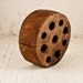 Weathered Primitive Wood Desk Tool Caddy Salvaged Object