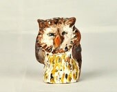 Ricky Wise Owl - Hand Sculpted Figurine OOAK