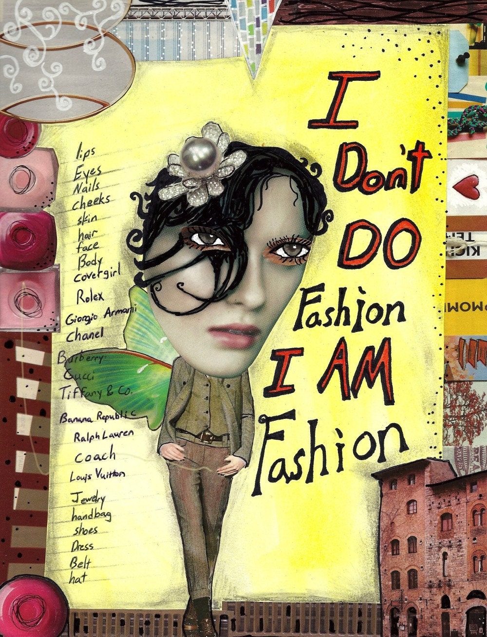 I AM Fashion print 8 x 10 in