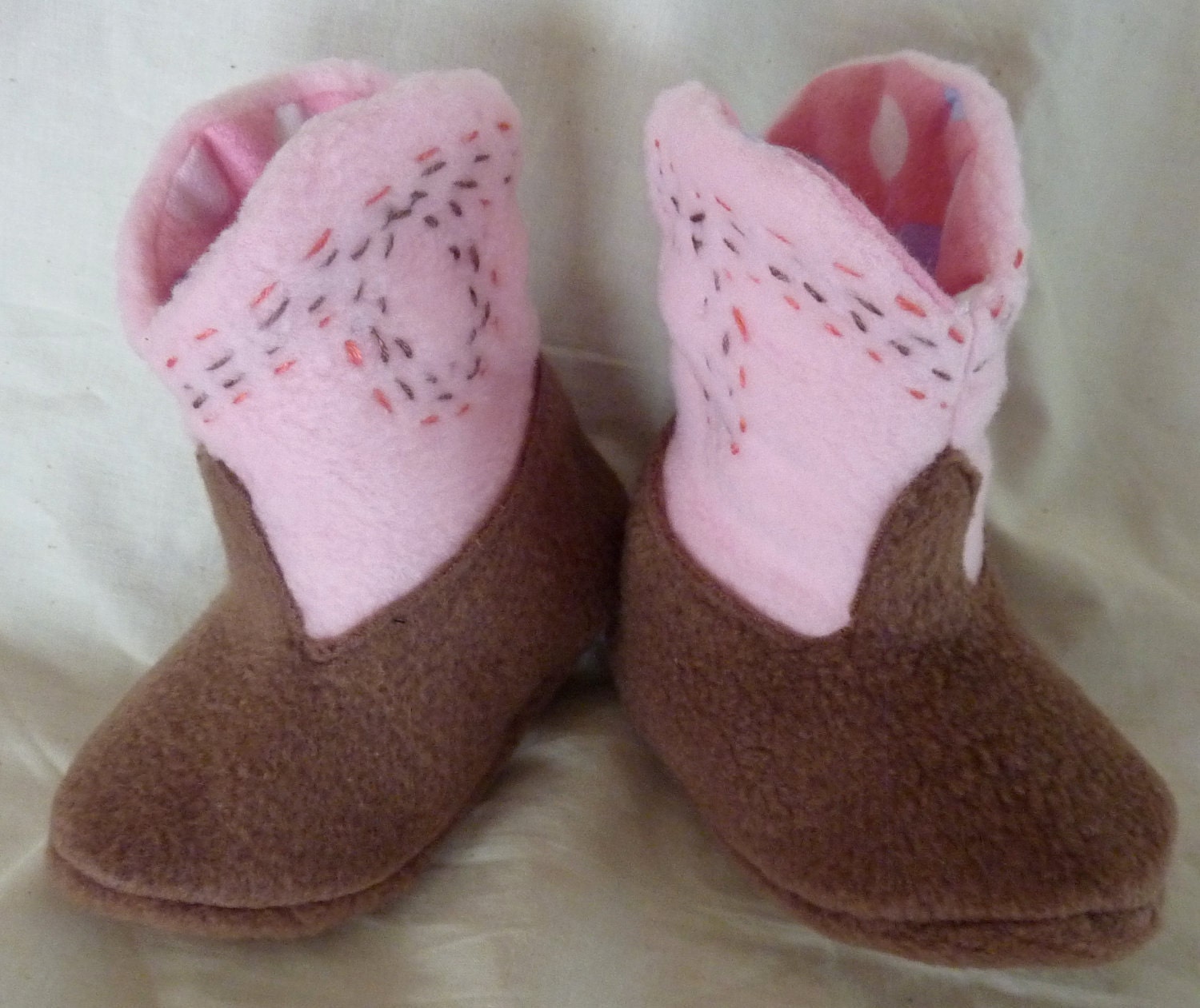 Cowgirl Baby Booties