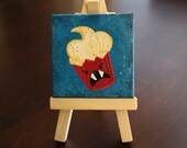 Vampire Cupcake Original Painting
