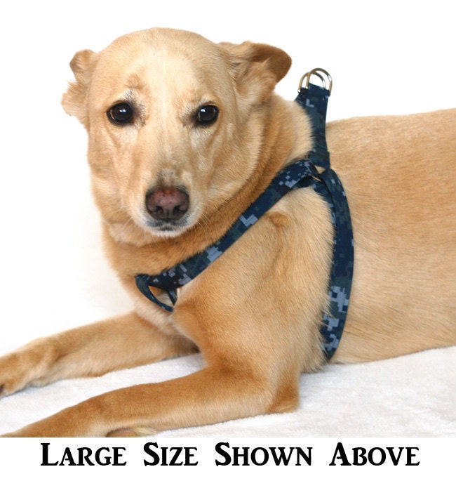U.S. Navy NWU Military - Large Step In Dog Harness