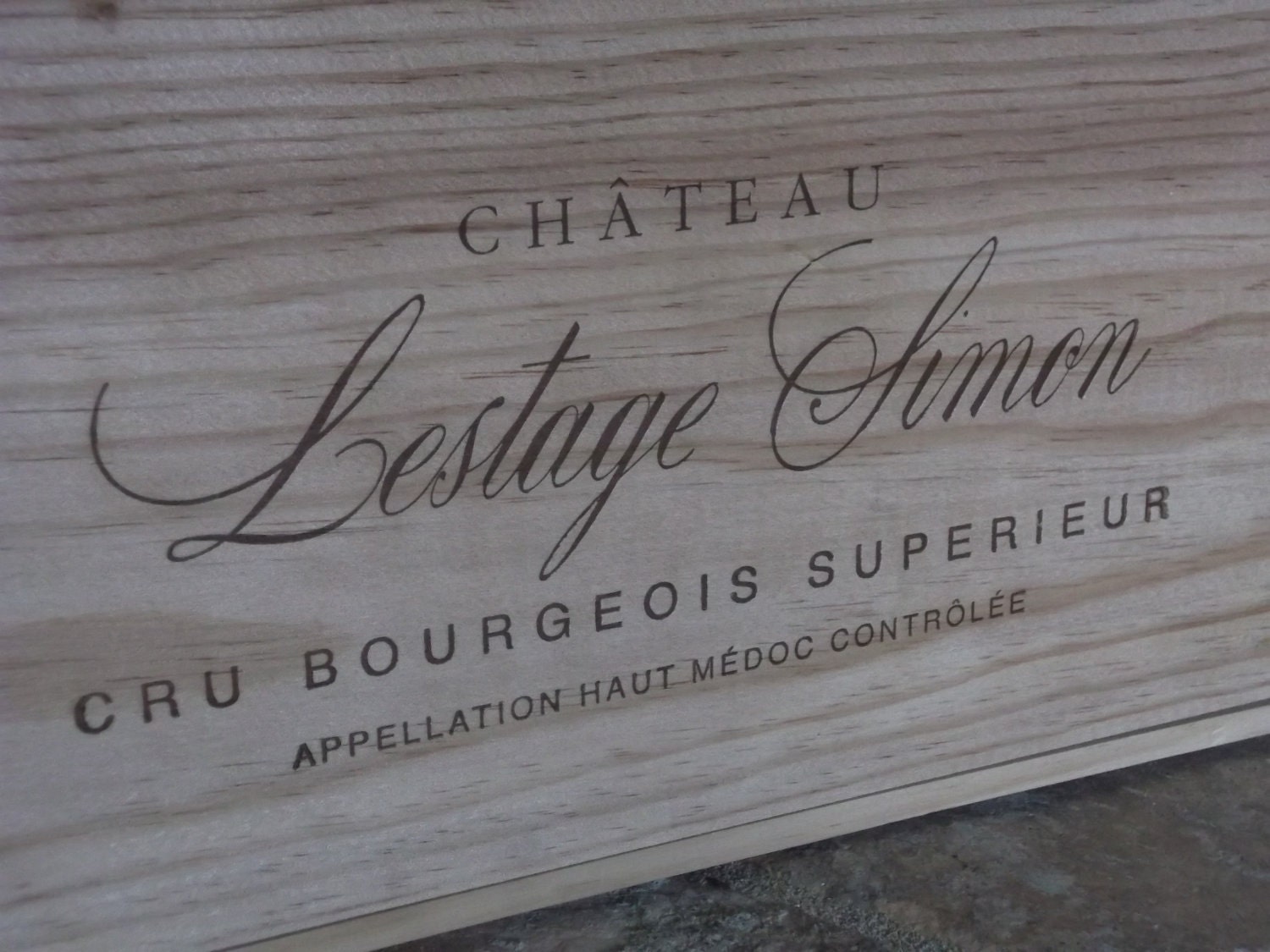 SALE Small Authentic French Wine Crate Cat Bed