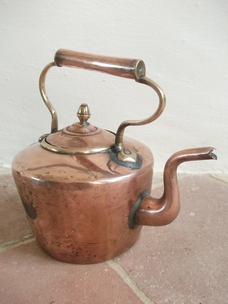 French Vintage Copper Kettle