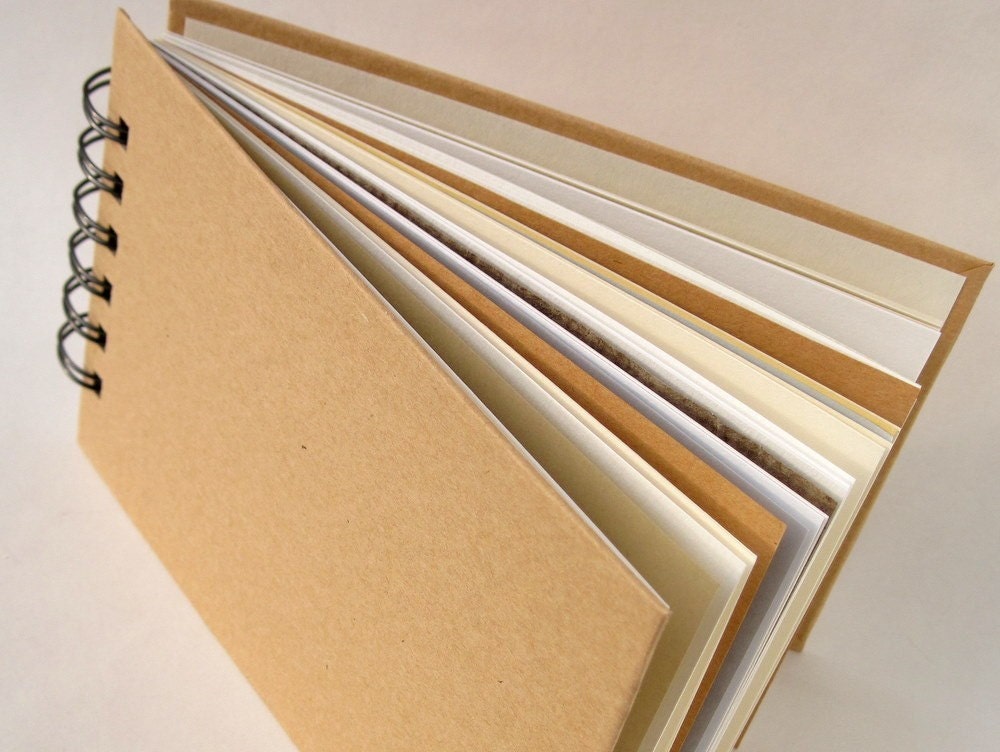 Kraft Cover Journal with Mixed Paper Pages