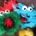 Sesame Street  Inspired Party headbands-Furry Monster Elmo and Cookie inspired  Hairbands