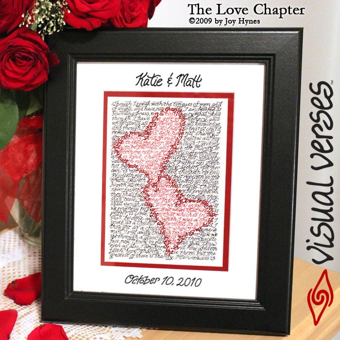 The Love Chapter with Personalized FRAME