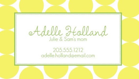 Big Dot Calling Card
