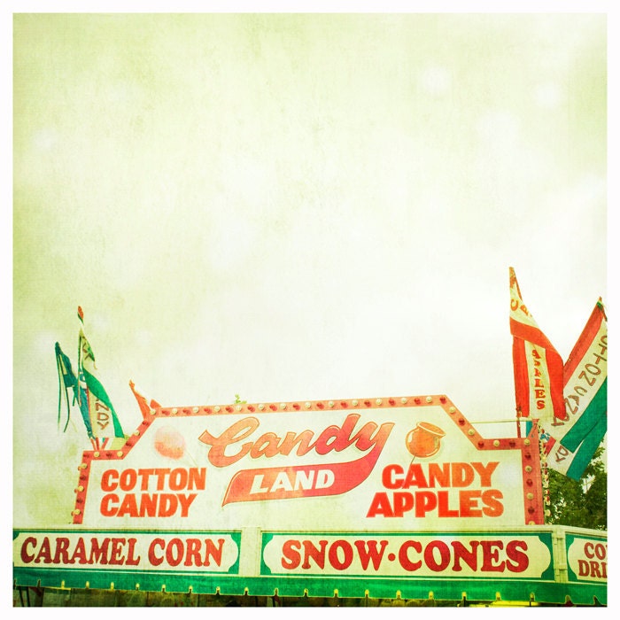 Cotton Candy Apples