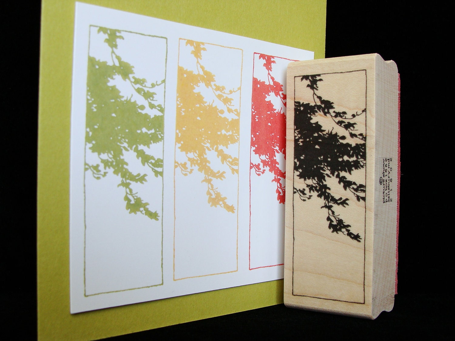 picture show rubber stamp "japanese maple"