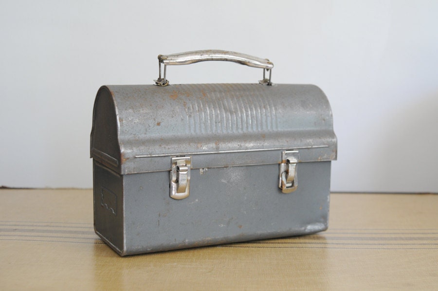 Items Similar To Vintage - Metal Lunch Box On Etsy