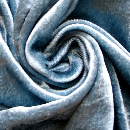 Teal Blue Velvet Fabric Yardage Commercial Fabric Curtain Fabric