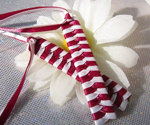Braided Ribbon Barrettes - School Spirit - Tween Gift Il_170x135