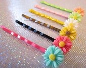 Hair Pins - Flower Bobby Pins - Under Ten Girl Gift