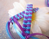 Retro Braided Ribbon Barrettes - Spring Hair Clip - Tween