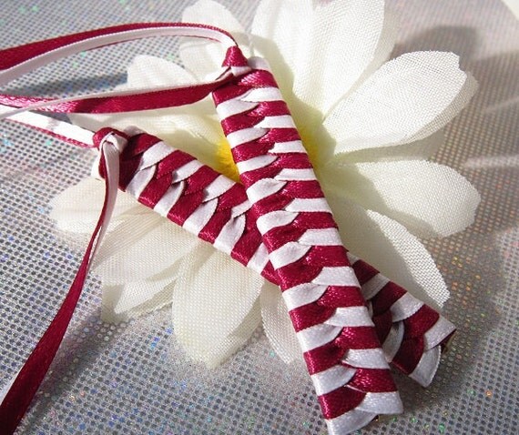 Braided Ribbon Barrettes - School Spirit - Tween Gift Il_570xn