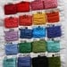 Custom color Cross stitch in wooden hoop I love you