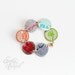 Bottle Cap Bracelet - Reversible Multi/Yellow