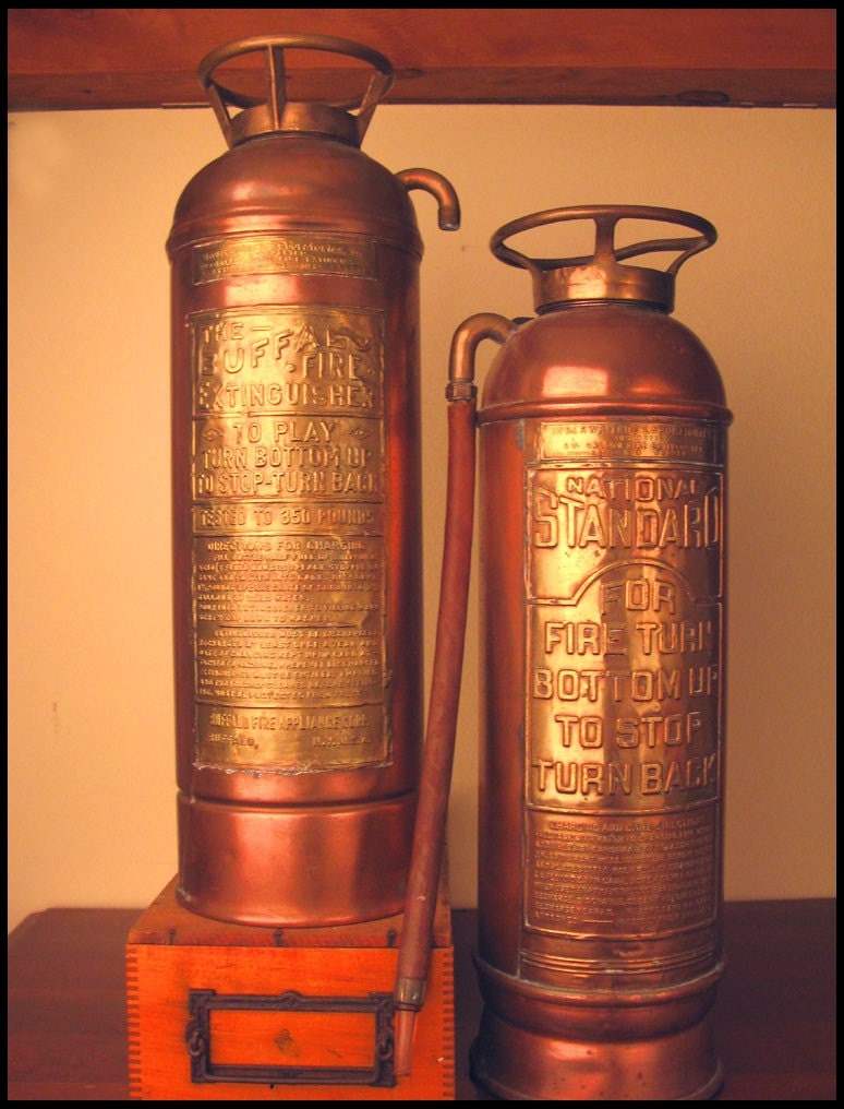 Antique Fire Extinguishers by ShiftingYears on Etsy