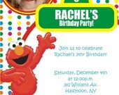 Printable Invitation - DIY File - Elmo Invitation Il_170x135