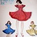 Square Dance Dress Square Jewel or Sweetheart Neckline Sewing Pattern Authentic Patterns 280 Sizes 5 7 9