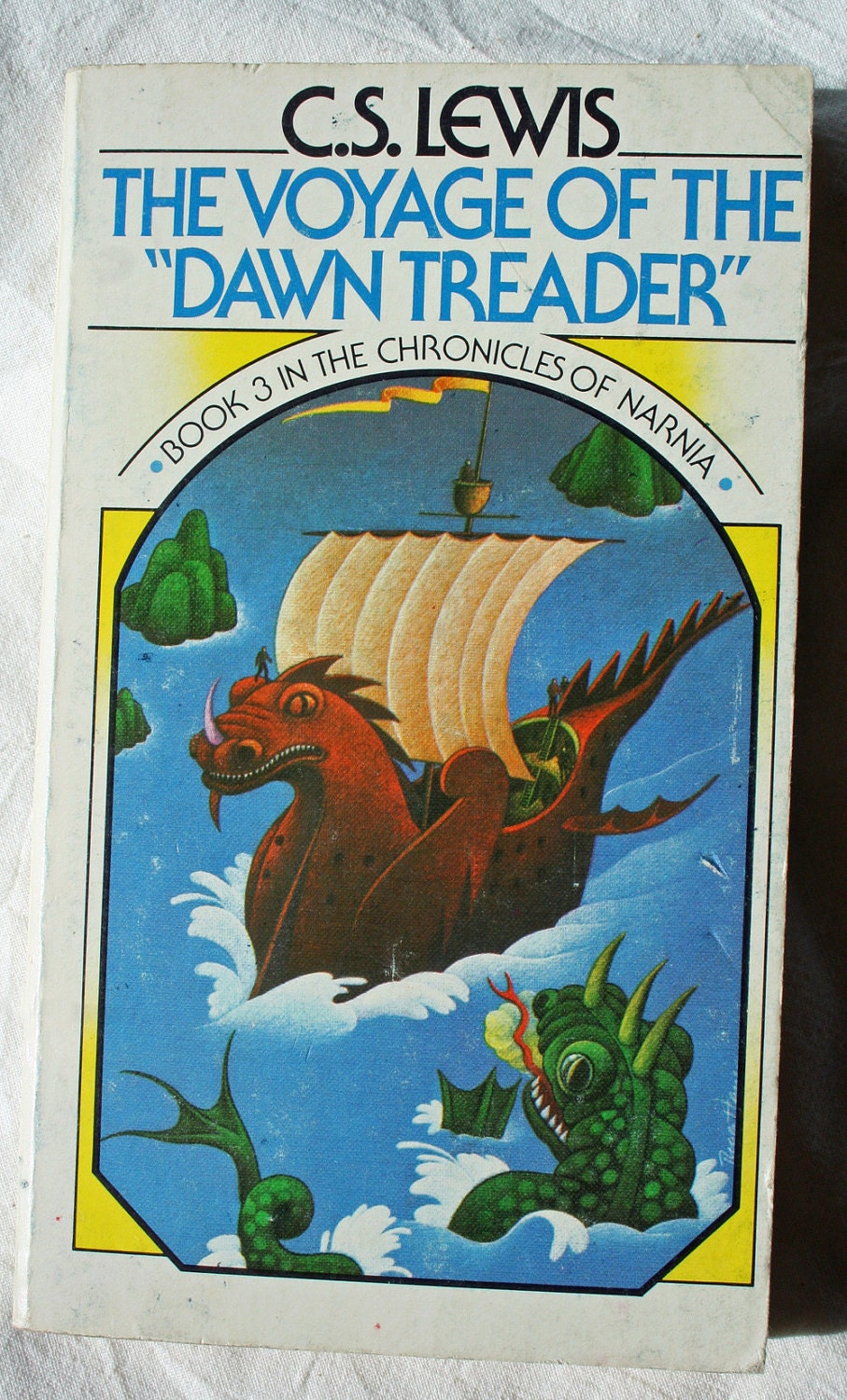Vintage Voyage of the Dawn Treader C.S. Lewis 1970 Collier Books Paperback