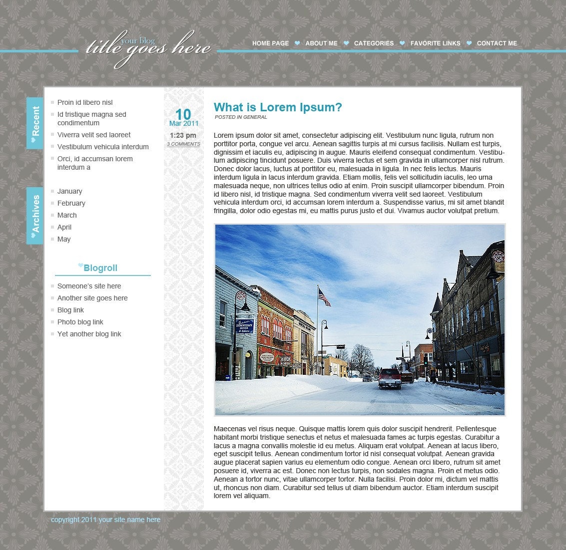 Classic Love Pre-made WordPress Theme